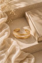Sheel Pearl Cuff Bangle