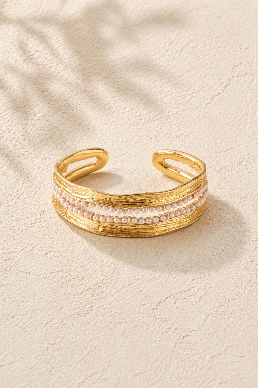 Sheel Pearl Cuff Bangle