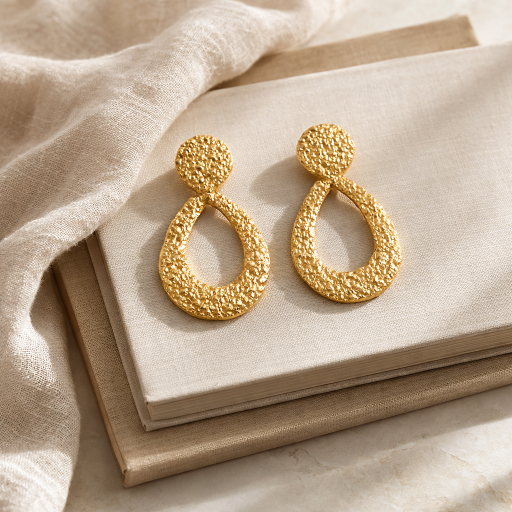 Teardrop Glam Earrings