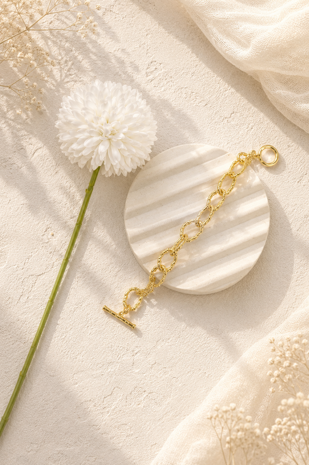 Textured Chunky Bracelet