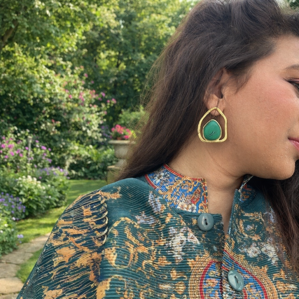 Zara Malachite Earrings